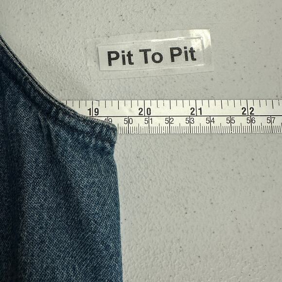 Ozark Mountain Womens Y2K Denim Vest Size M Embroidered Western Southwest - Picture 5 of 7